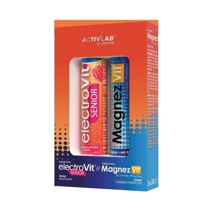 Electrovit Senior Raspberry 20 таблеток, Magnezvit Black Currant 20 таблеток Activlab Pharma
Electrovit Senior Raspberry 20 таблеток, Magnezvit Black Currant 20 таблеток Activlab Pharma