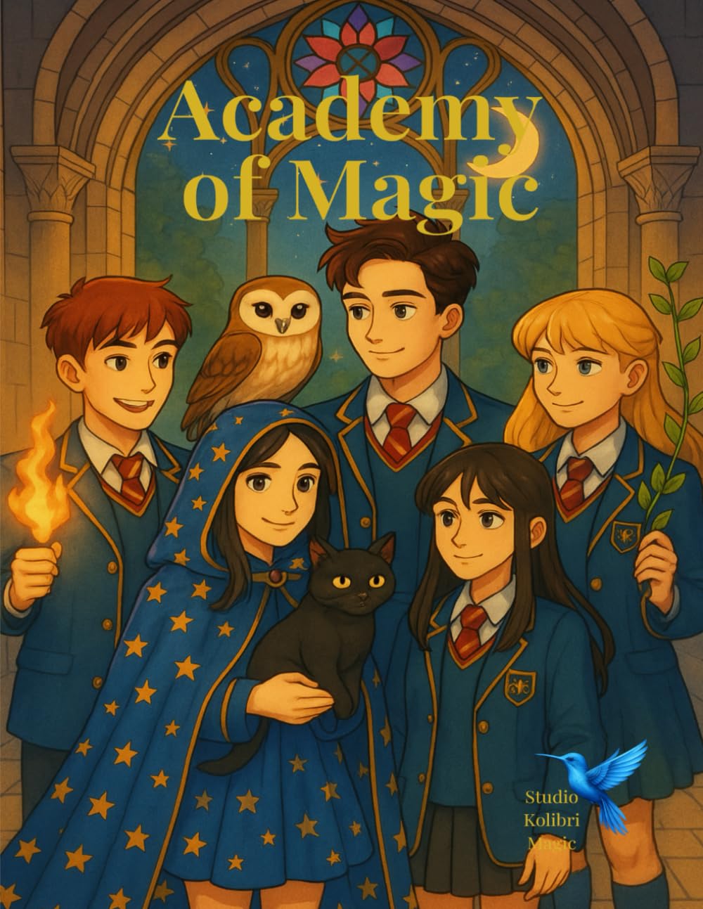 Academy of Magic: Coloring Book: Magical Academy Coloring Pages for Teens & Adults | Fantasy Adventure Art (Independently published)
Academy of Magic: Coloring Book: Magical Academy Coloring Pages for Teens & Adults | Fantasy Adventure Art (Independently published)