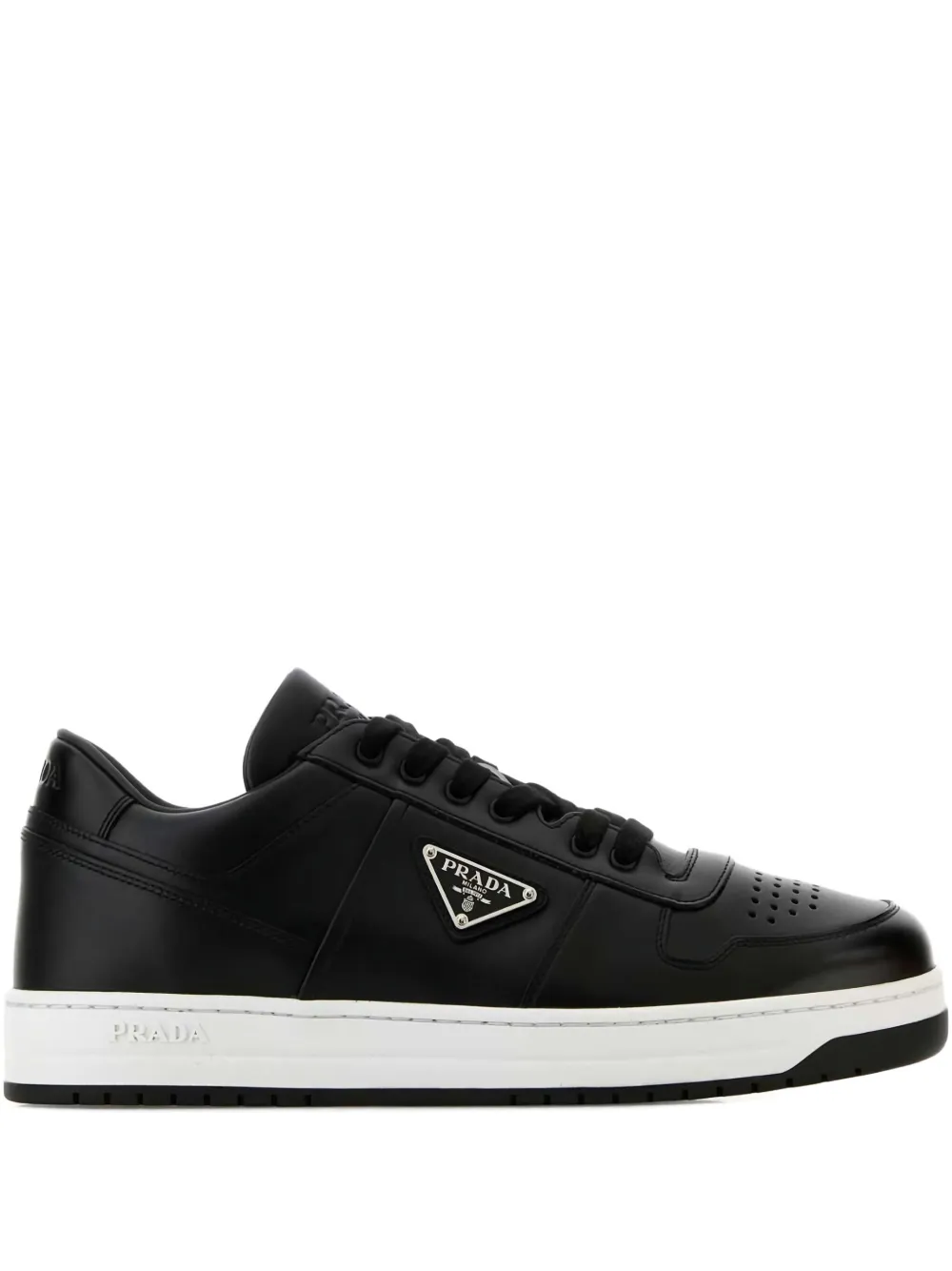 Кроссовки Downtown с треугольным логотипом Prada, черный
Кроссовки Downtown с треугольным логотипом Prada, черный