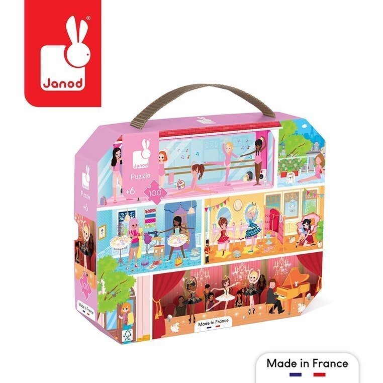 Янод, пазл, в чемодане, Академия танцев, 100 шт. Janod
Янод, пазл, в чемодане, Академия танцев, 100 шт. Janod