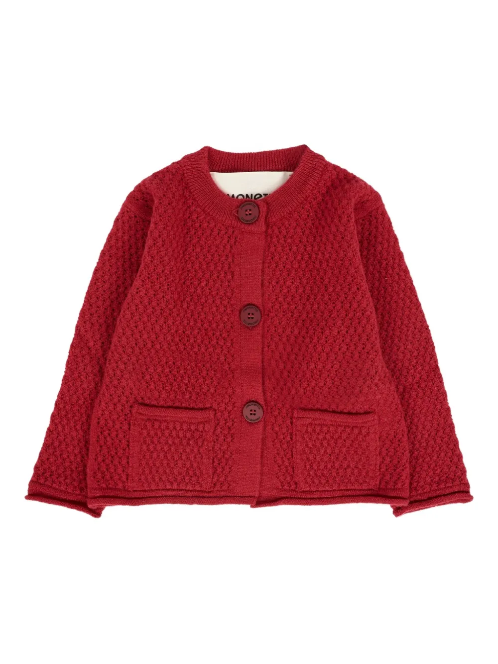 Кардиган с фактурным карманом Simonetta, красный
Кардиган с фактурным карманом Simonetta, красный