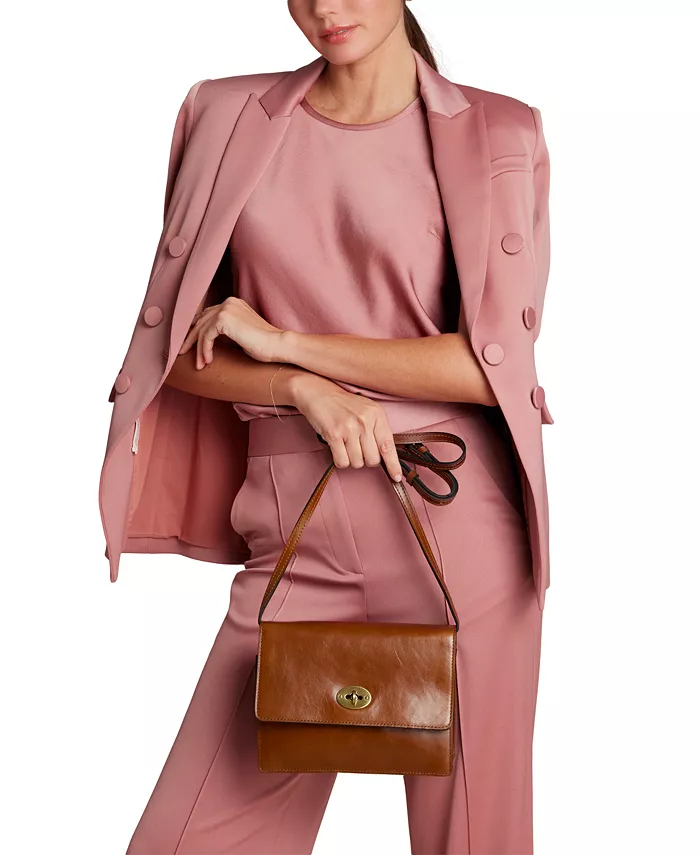 Сумка кросс-боди Livana Small Vintage из состаренной кожи Patricia Nash, коричневый 
Сумка кросс-боди Livana Small Vintage из состаренной кожи Patricia Nash, коричневый