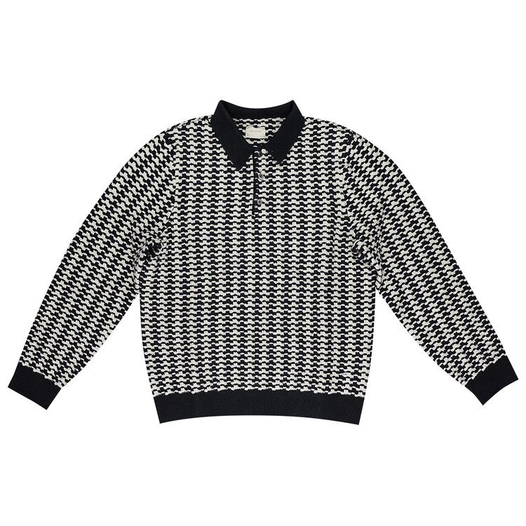 Поло Aimé Leon Dore Long-Sleeve Houndstooth Polo Shirt, Jet Black
Поло Aimé Leon Dore Long-Sleeve Houndstooth Polo Shirt, Jet Black