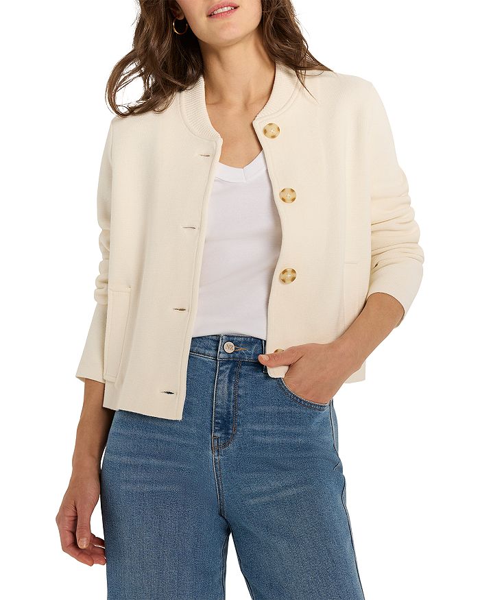 Вязаная куртка-бомбер NIC+ZOE, белый
Вязаная куртка-бомбер NIC+ZOE, белый