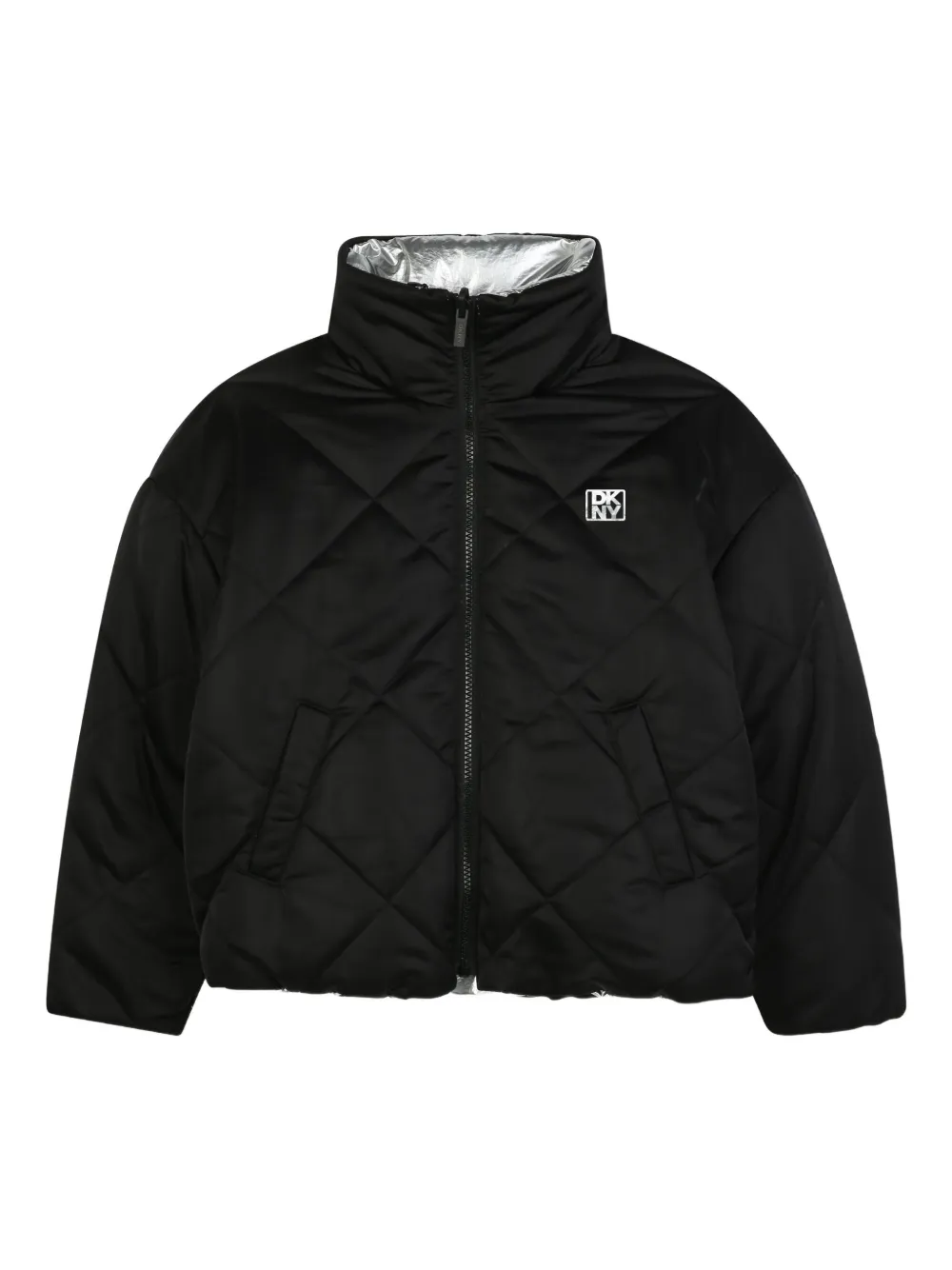 Стеганый пуховик Dkny Kids, черный
Стеганый пуховик Dkny Kids, черный