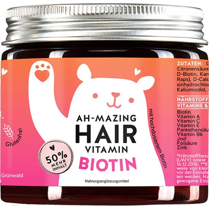 AH-Mazing Витамины для волос Биотиновые мармеладные мишки bears with benefits, 112,5 g
AH-Mazing Витамины для волос Биотиновые мармеладные мишки bears with benefits, 112,5 g