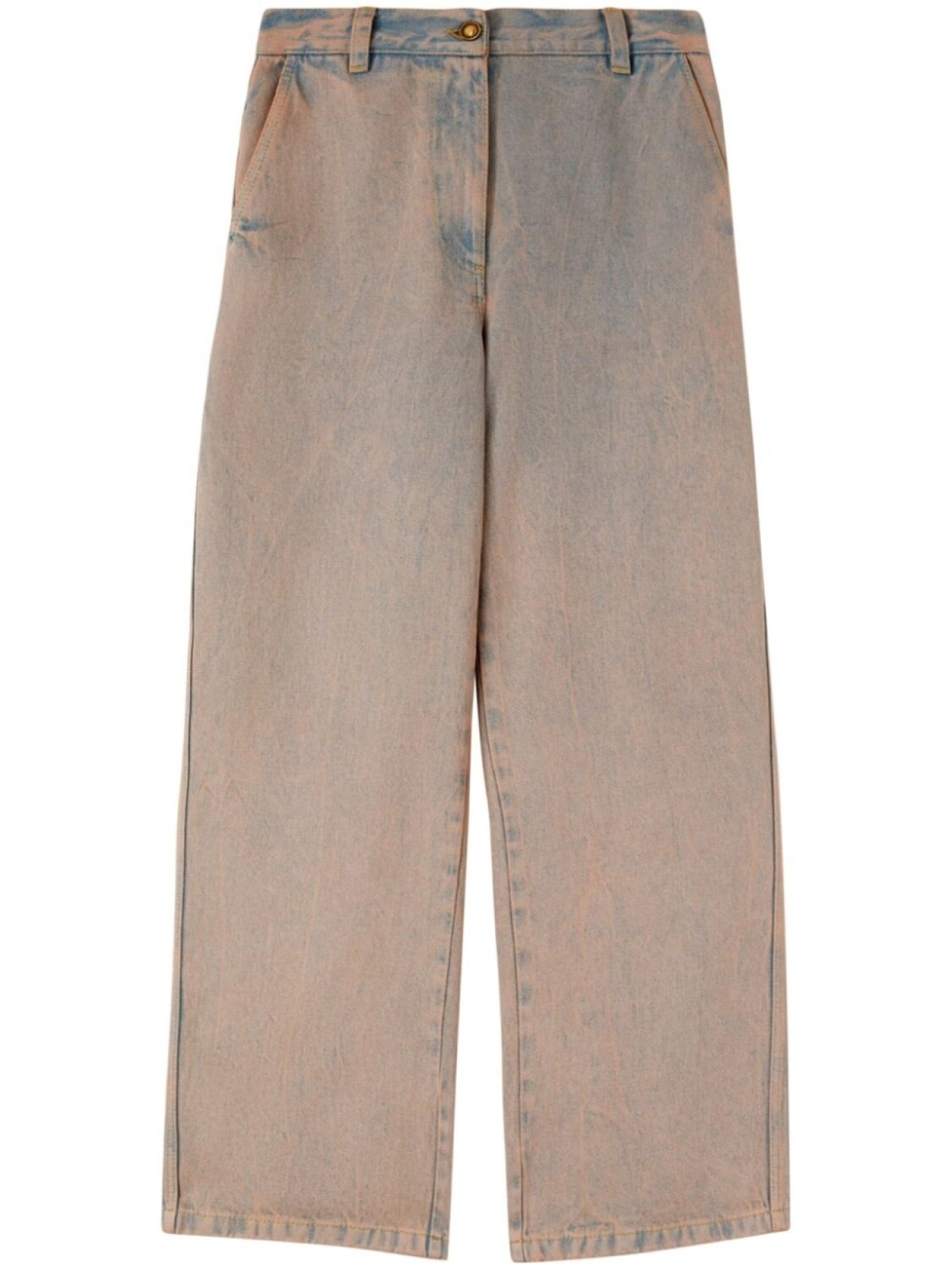 Palm Angels широкие джинсы с вышитым логотипом, розовый
Palm Angels широкие джинсы с вышитым логотипом, розовый