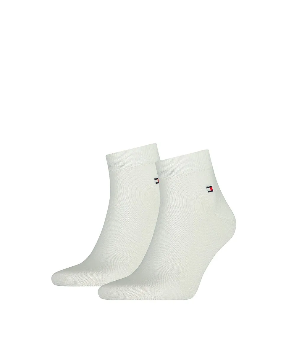 Набор из двух пар мужских белых носков Tommy Hilfiger
Набор из двух пар мужских белых носков Tommy Hilfiger