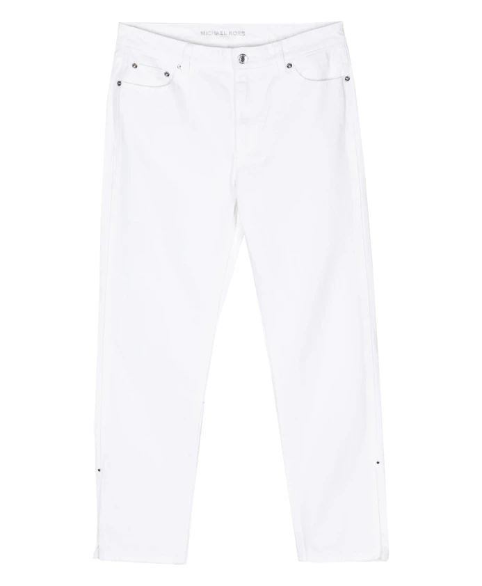 Прямые джинсы с разрезом по бокам Michael Kors, белый
Прямые джинсы с разрезом по бокам Michael Kors, белый