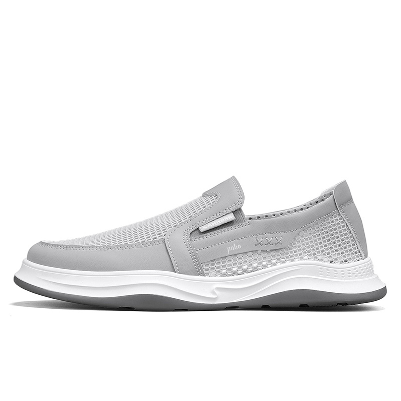 Jinho Серые мужские повседневные легкие дышащие низкие кроссовки с противоскользящей и износостойкой подошвой, цвет Gray
Jinho Серые мужские повседневные легкие дышащие низкие кроссовки с противоскользящей и износостойкой подошвой, цвет Gray