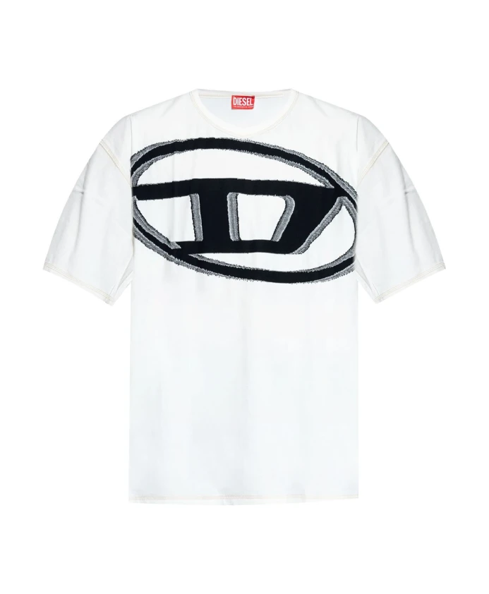 Хлопковая футболка S с логотипом Diesel, белый
Хлопковая футболка S с логотипом Diesel, белый
