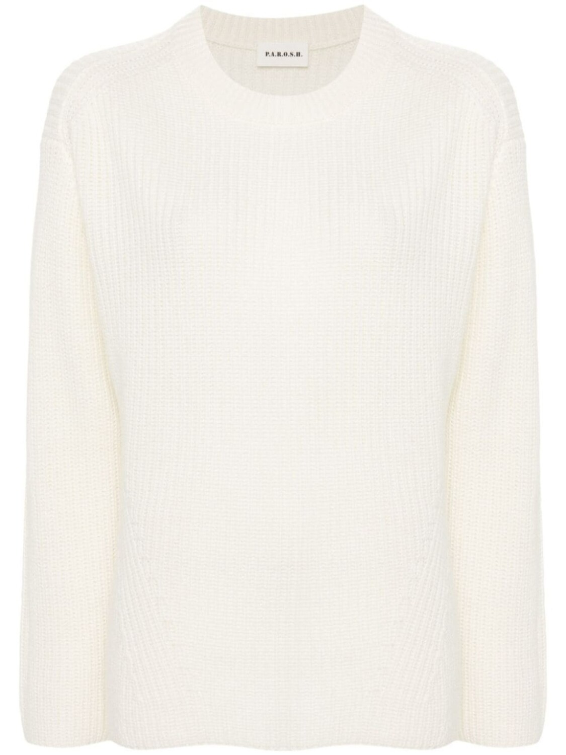 P.A.R.O.S.H. кашемировый джемпер в рубчик, белый
P.A.R.O.S.H. кашемировый джемпер в рубчик, белый