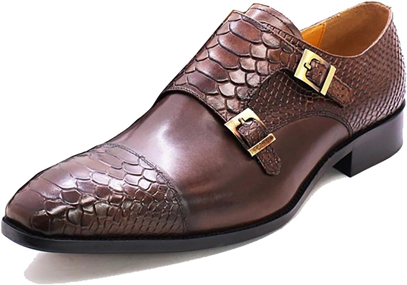 Мужские лоферы Santimon Mens, повседневные деловые лоферы с двойной пряжкой, из натуральной кожи, формальные модные туфли для смокинга и выпускного вечера, коричневый
Мужские лоферы Santimon Mens, повседневные деловые лоферы с двойной пряжкой, из натуральной кожи, формальные модные туфли для смокинга и выпускного вечера, коричневый