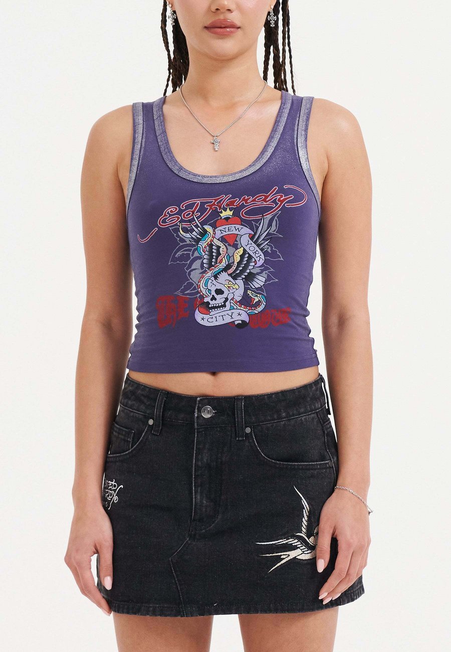 Топ Ed Hardy SKULL TOUR , Purple
Топ Ed Hardy SKULL TOUR , Purple