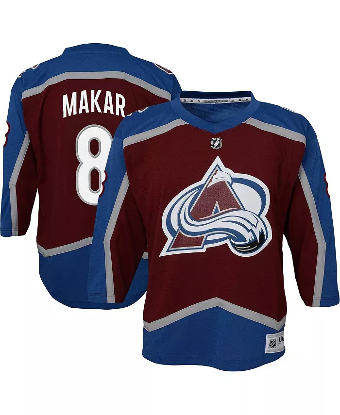 Детская реплика домашней игровой футболки Colorado Avalanche Cale Makar в бордовом цвете для мальчиков и девочек Outerstuff
Детская реплика домашней игровой футболки Colorado Avalanche Cale Makar в бордовом цвете для мальчиков и девочек Outerstuff