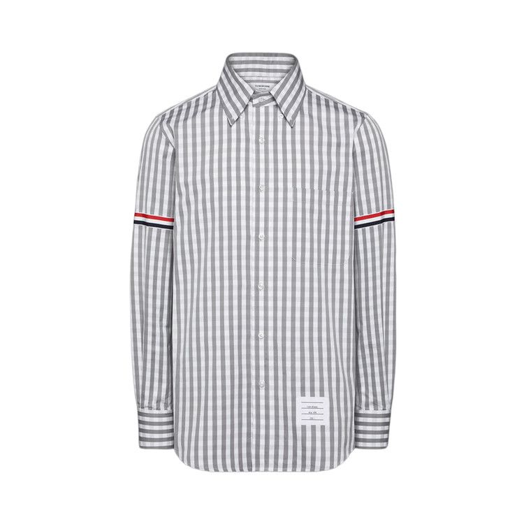 Рубашка Thom Browne Long-Sleeve Shirt with GG Armband 'Medium Grey'
Рубашка Thom Browne Long-Sleeve Shirt with GG Armband 'Medium Grey'