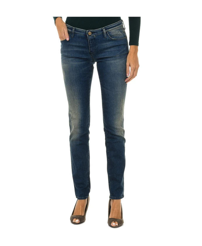 Узкие джинсы с потертостями Armani Jeans, синий
Узкие джинсы с потертостями Armani Jeans, синий