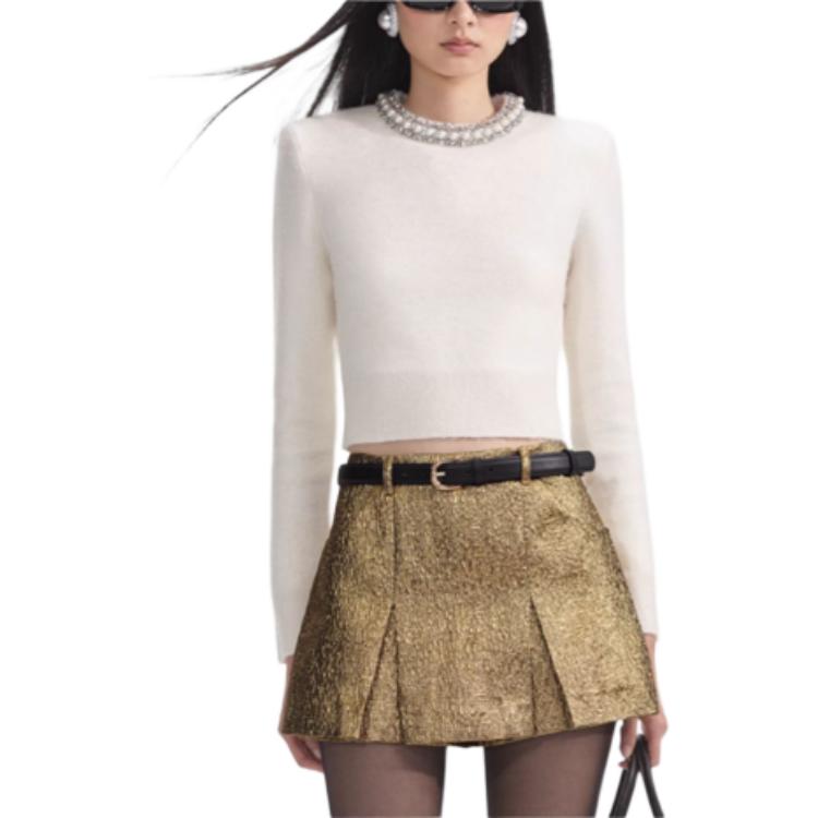 Self-portrait Свитер с автопортретом женский цвета слоновой кости Ivory White
Self-portrait Свитер с автопортретом женский цвета слоновой кости Ivory White