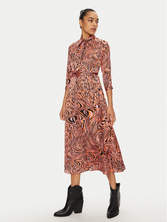 Платье-рубашка regular fit 102834 A1KD Pinko, оранжевый
Платье-рубашка regular fit 102834 A1KD Pinko, оранжевый
