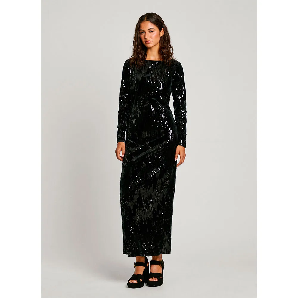 Платье Pepe Jeans Anastasia long sleeve long, черный
Платье Pepe Jeans Anastasia long sleeve long, черный