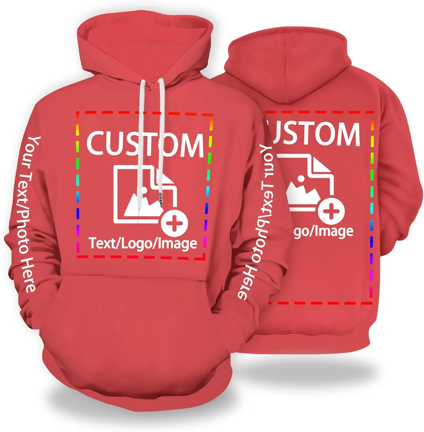 Персонализированный худи с фото, унисекс
Персонализированный худи с фото, унисекс