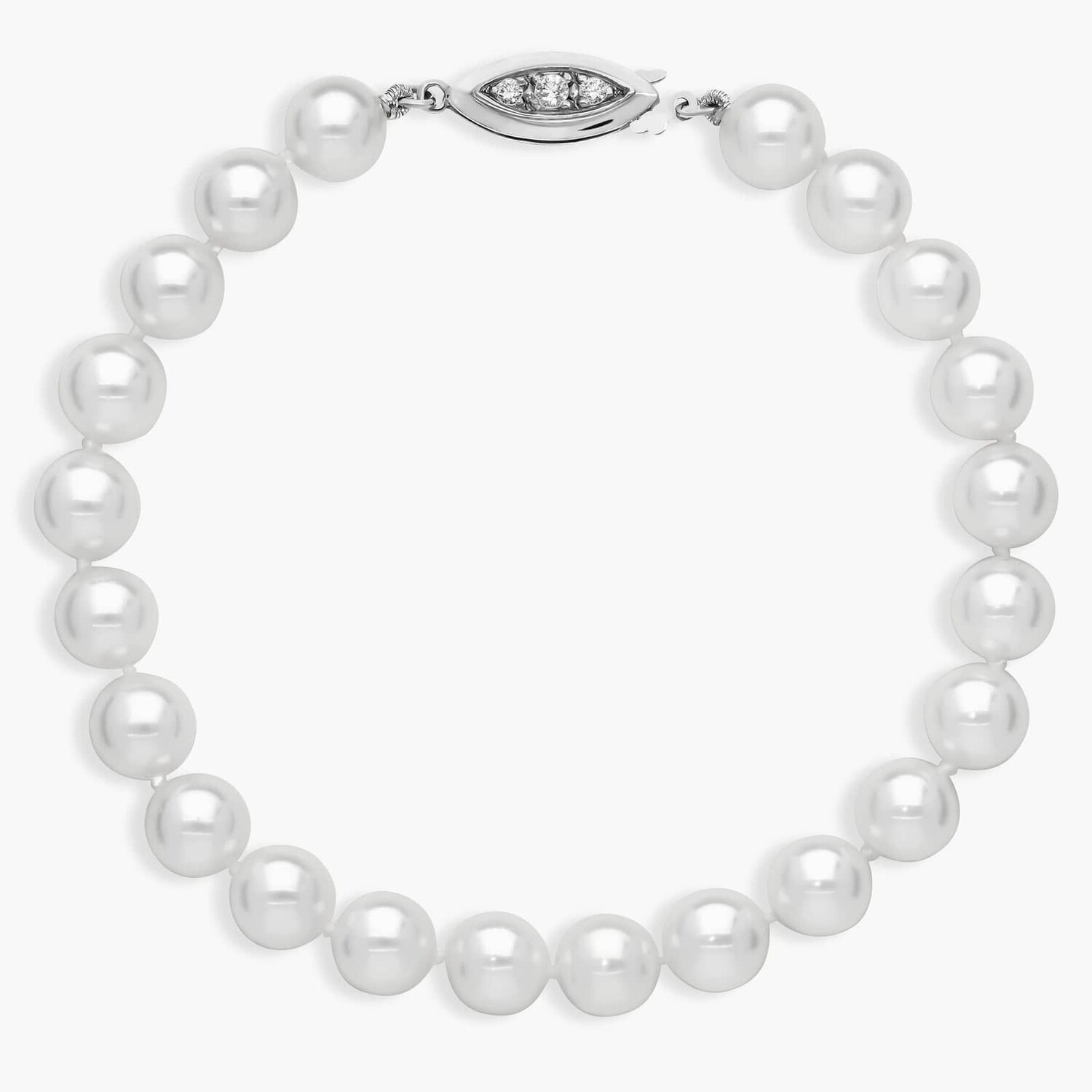 Браслет Premier Akoya с культивированным жемчугом и бриллиантами из 18-каратного белого золота (7,0-7,5 мм) Blue Nile
Браслет Premier Akoya с культивированным жемчугом и бриллиантами из 18-каратного белого золота (7,0-7,5 мм) Blue Nile