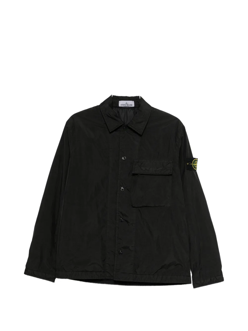 Куртка с застежкой на пуговицы и нагрудным карманом Stone Island, черный
Куртка с застежкой на пуговицы и нагрудным карманом Stone Island, черный
