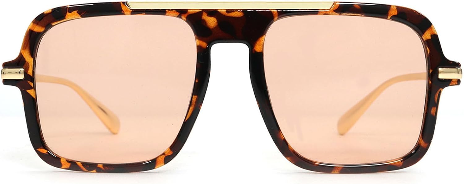 Солнцезащитные очки Helena Retro Square для женщин и мужчин, винтажные, увеличенного размера, в стиле «пилотские», солнцезащитные очки-щитки 70-х, 80-х, 90-х годов, защита от ультрафиолета UV400, C3
Солнцезащитные очки Helena Retro Square для женщин и мужчин, винтажные, увеличенного размера, в стиле «пилотские», солнцезащитные очки-щитки 70-х, 80-х, 90-х годов, защита от ультрафиолета UV400, C3