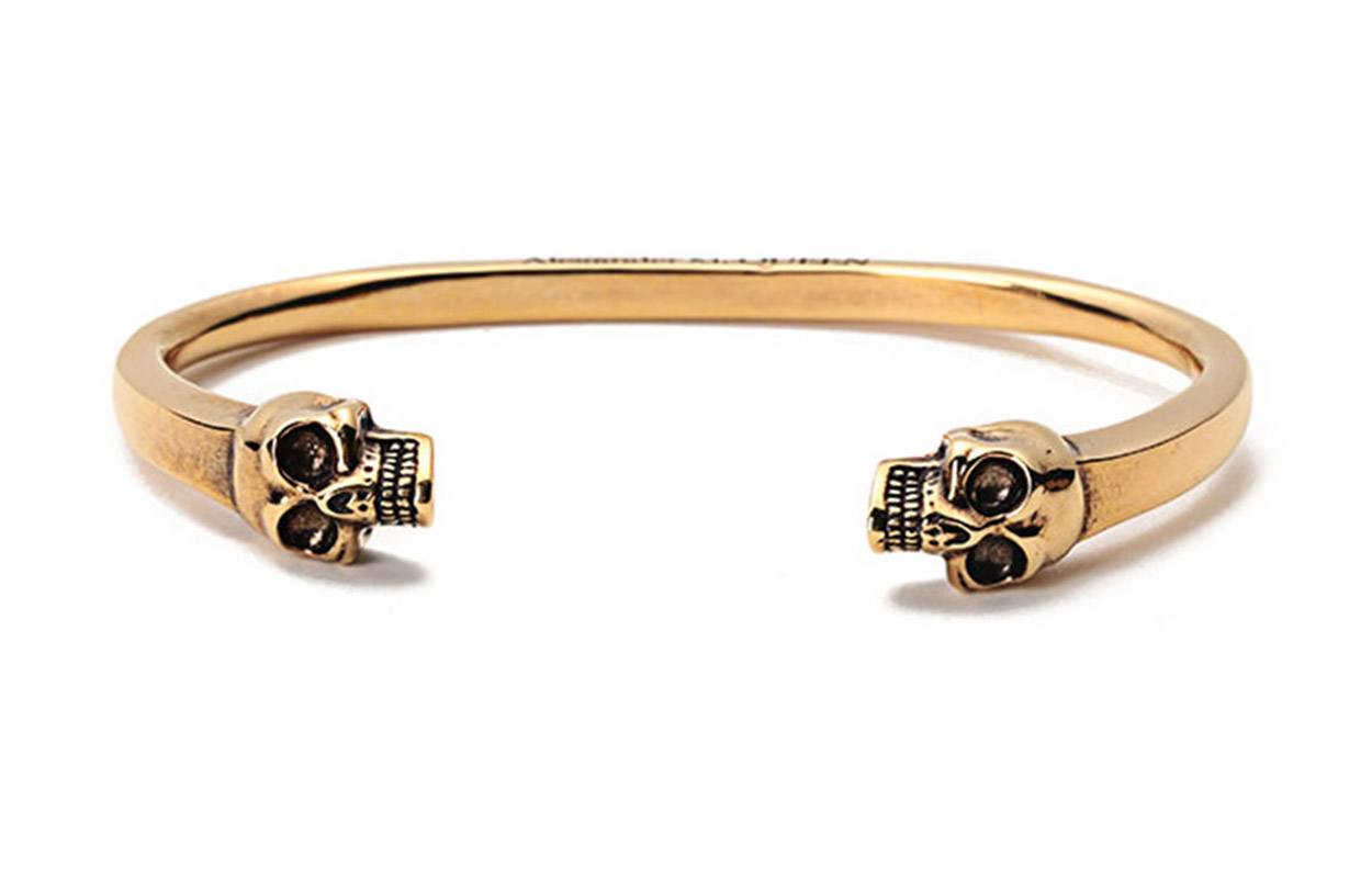 Браслет с черепами Alexander Mcqueen, золото
Браслет с черепами Alexander Mcqueen, золото