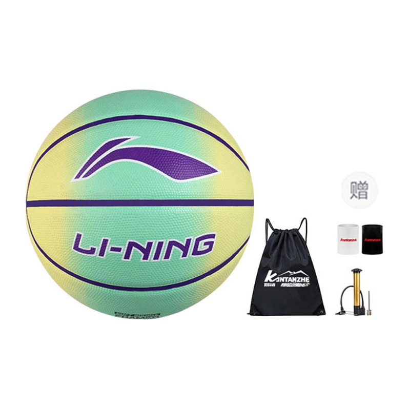LINING Резиновый баскетбольный мяч yellow green размер 7 тренировочный unisex
LINING Резиновый баскетбольный мяч yellow green размер 7 тренировочный unisex