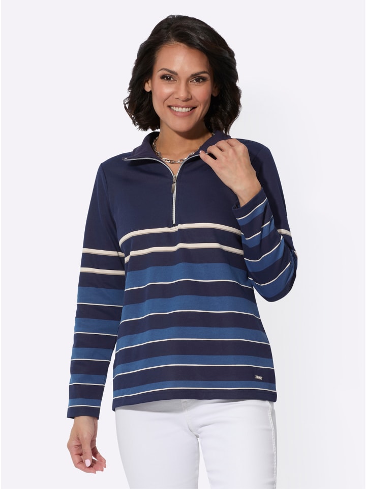 Толстовка из темно-синего денима в полоску WITT WEIDEN, Синий, Толстовка из темно-синего денима в полоску WITT WEIDEN
Толстовка из темно-синего денима в полоску WITT WEIDEN, Синий, Толстовка из темно-синего денима в полоску WITT WEIDEN