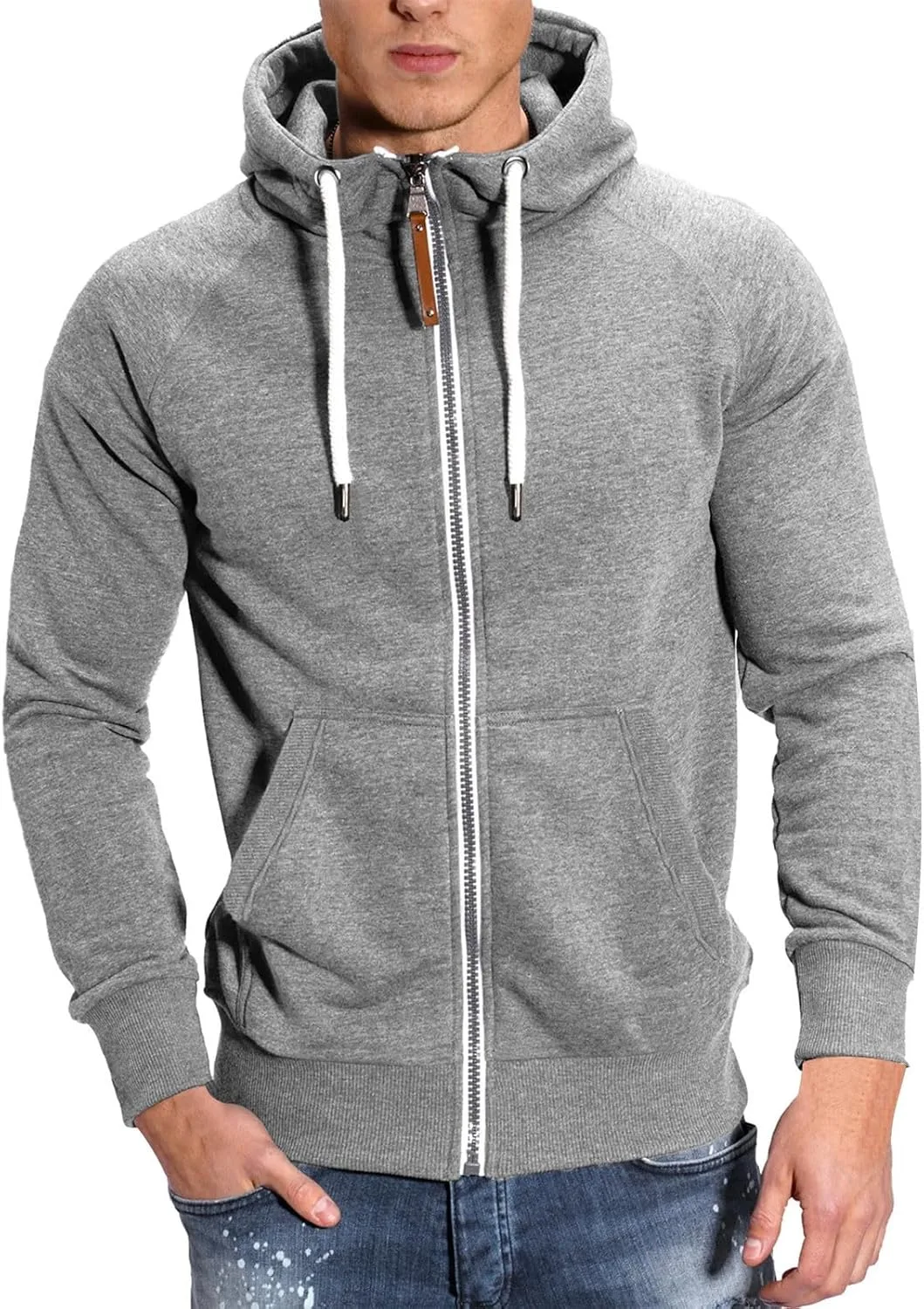 Мужская толстовка с полной молнией, легкая, с длинными рукавами и карманами
Мужская толстовка с полной молнией, легкая, с длинными рукавами и карманами