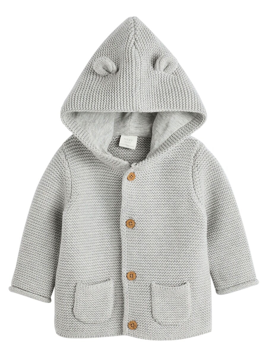 Вязаный кардиган Next Knit Cardigan, серый
Вязаный кардиган Next Knit Cardigan, серый