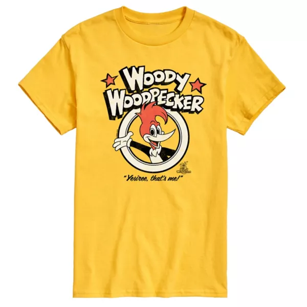 Мужская футболка с принтом "Дятел Вуди, это я" Licensed Character, желтый
Мужская футболка с принтом "Дятел Вуди, это я" Licensed Character, желтый