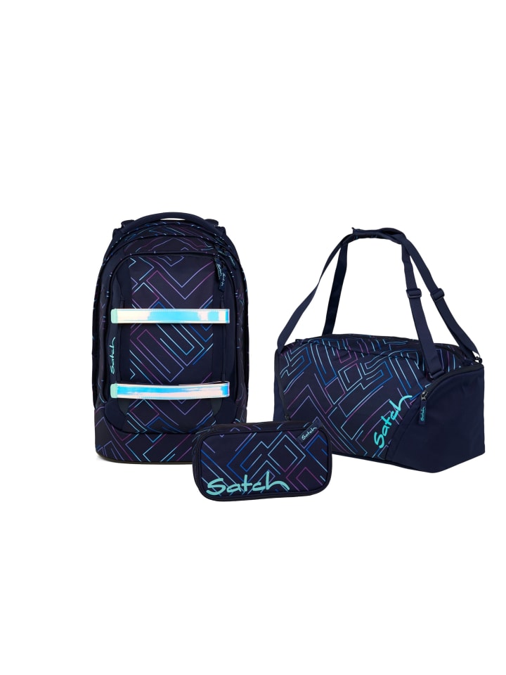 Satch Набор школьных рюкзаков PACK Purple Laser, 3 предмета, фиолетовый
Satch Набор школьных рюкзаков PACK Purple Laser, 3 предмета, фиолетовый