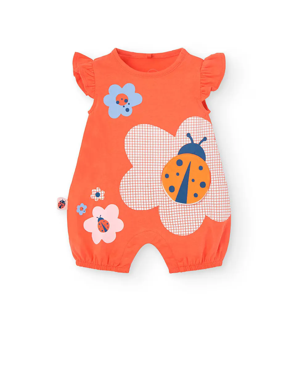 Детка девочка хлопковый комбинезон с цветами и божьими коровками Boboli, красный
Детка девочка хлопковый комбинезон с цветами и божьими коровками Boboli, красный