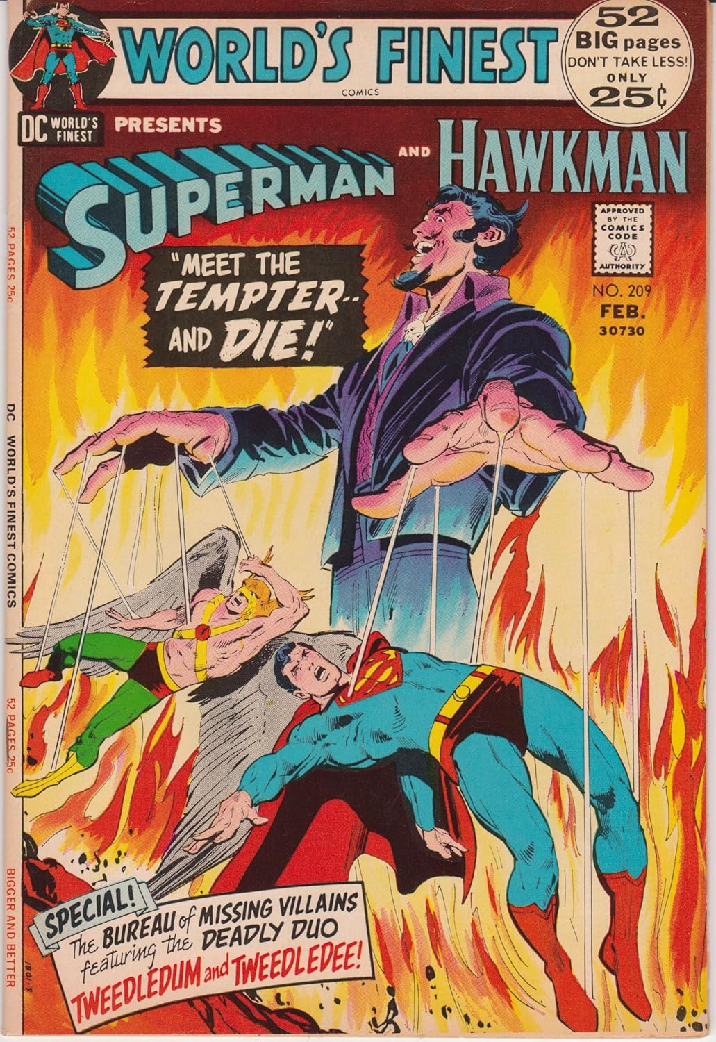 World's Finest Comics #209 - February, 1971 (DC Comics)
World's Finest Comics #209 - February, 1971 (DC Comics)