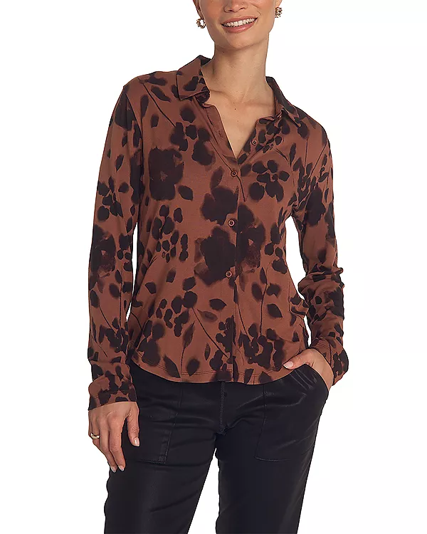 Вязаный топ на пуговицах Bella Dahl, коричневый
Вязаный топ на пуговицах Bella Dahl, коричневый