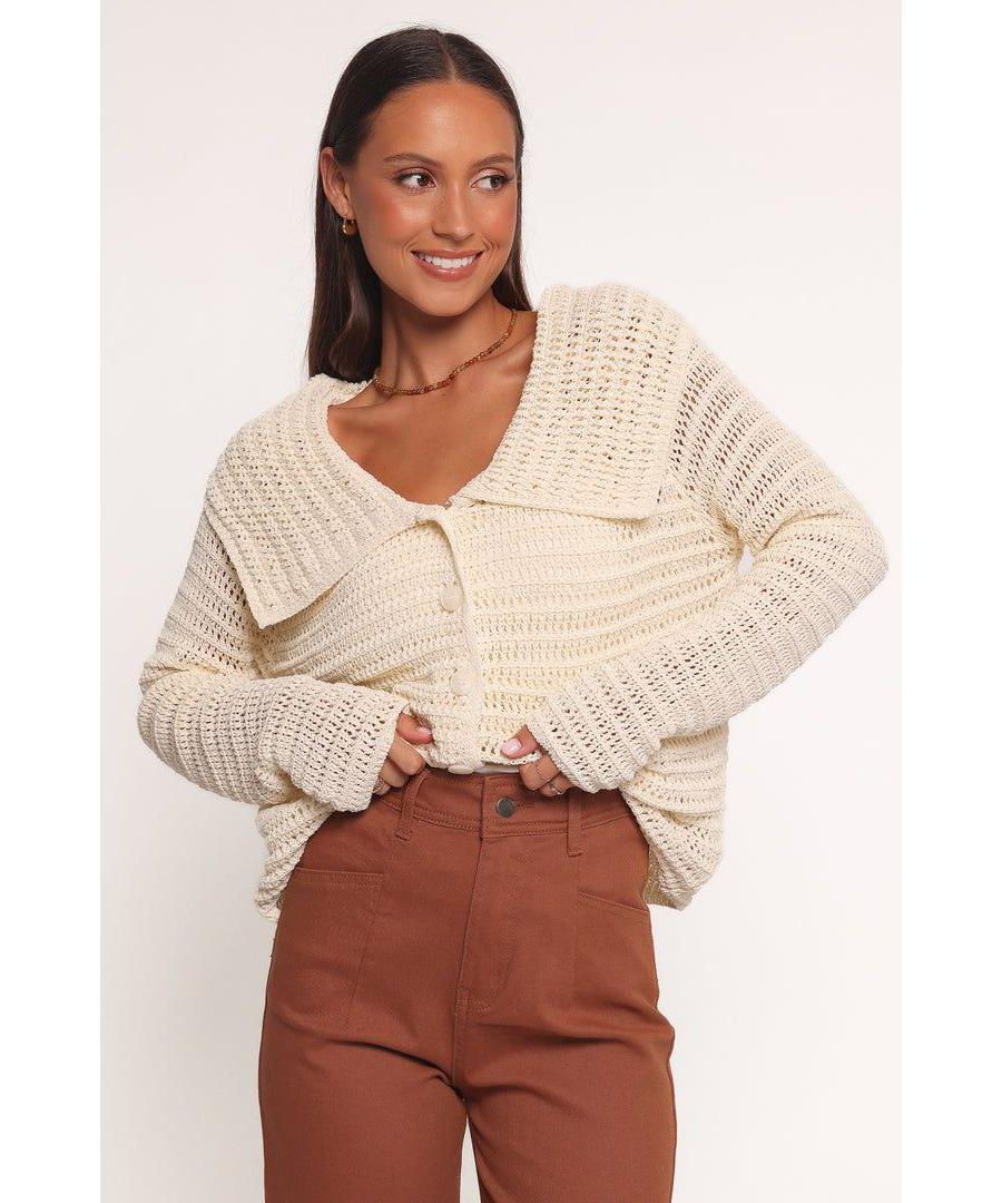 Женский кардиган Lyra с большим воротником, белый, размер XL Petal and Pup, White
Женский кардиган Lyra с большим воротником, белый, размер XL Petal and Pup, White