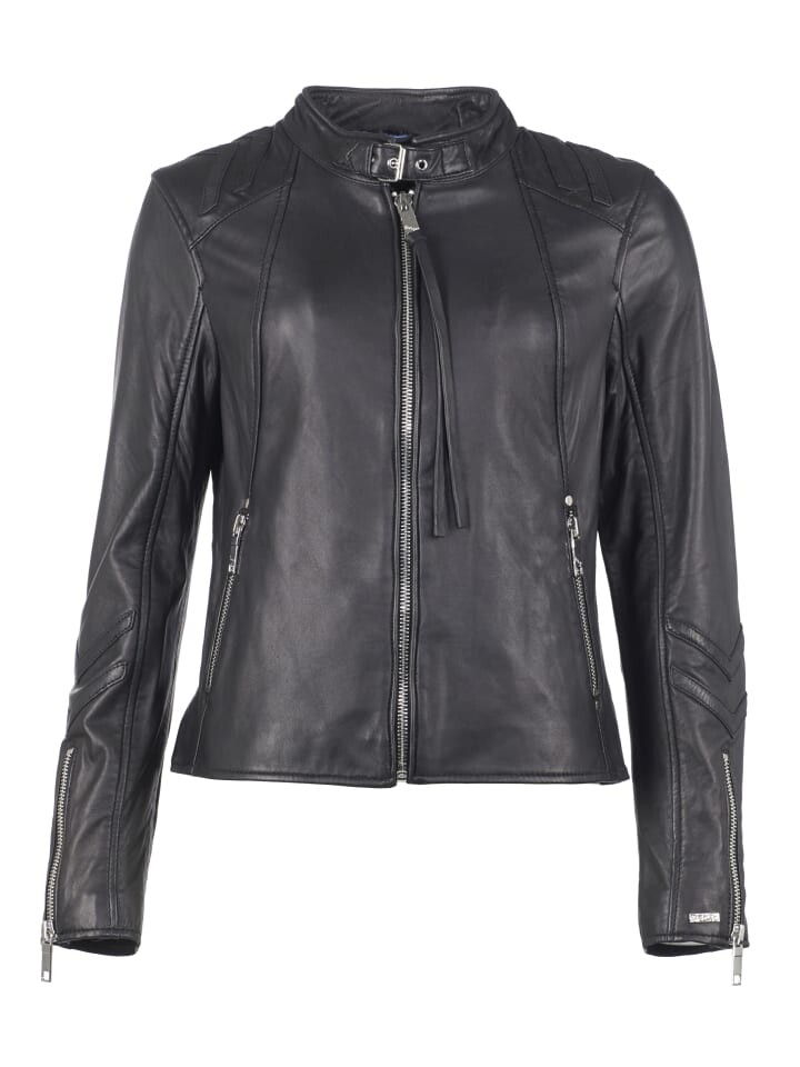 Кожаная куртка Maze Lindsay, темно-синий
Кожаная куртка Maze Lindsay, темно-синий