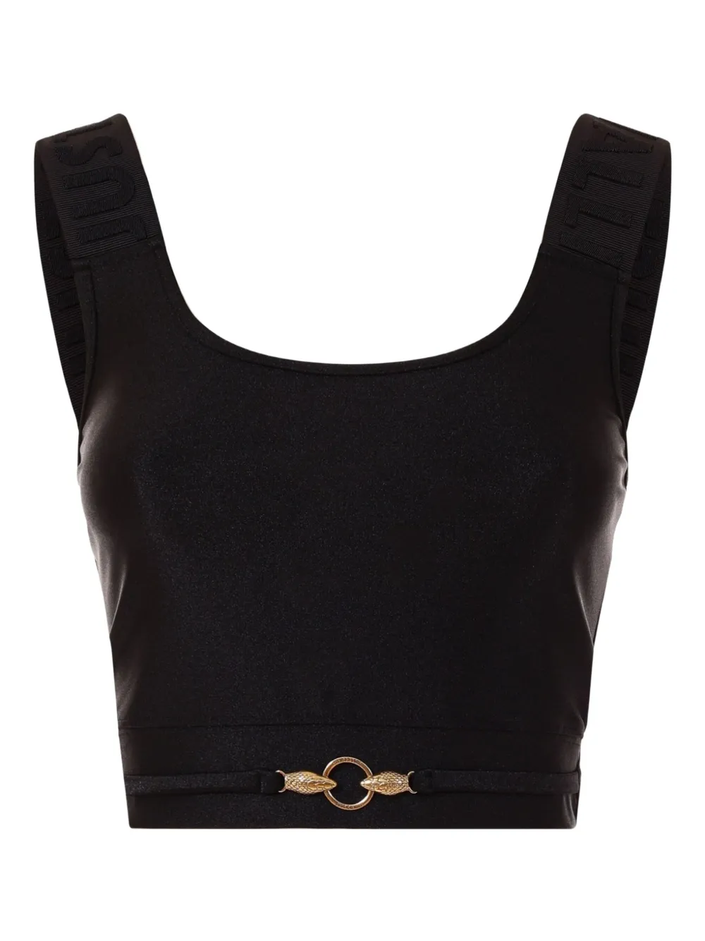 Укороченный топ с логотипом Just Cavalli, черный
Укороченный топ с логотипом Just Cavalli, черный