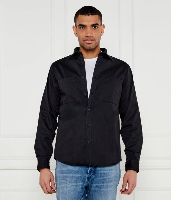 Рубашка мужская Hugo однотонная, черный
Рубашка мужская Hugo однотонная, черный