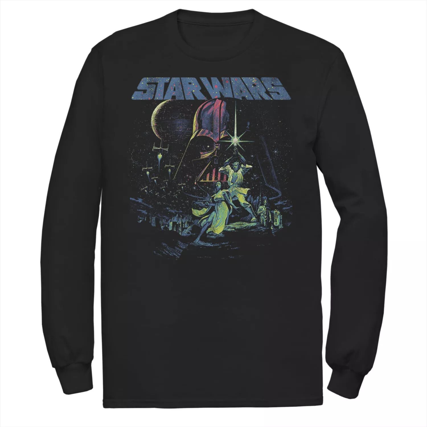 Мужская футболка с неоновыми брызгами «Звездные войны» Group Shot Star Wars
Мужская футболка с неоновыми брызгами «Звездные войны» Group Shot Star Wars