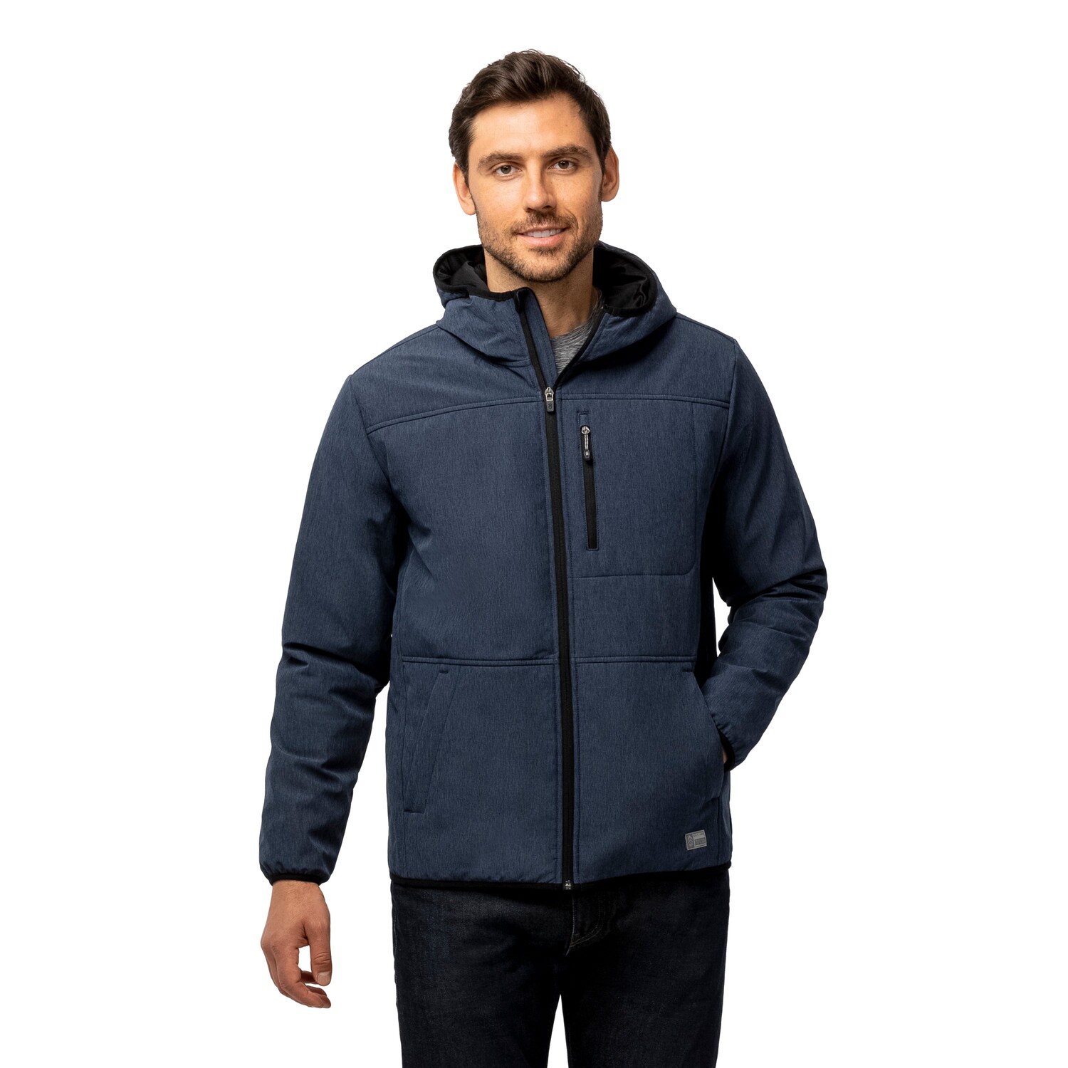 Мужская меланжевая толстовка с молнией и полной молнией Free Country, цвет Dark Indigo Heather
Мужская меланжевая толстовка с молнией и полной молнией Free Country, цвет Dark Indigo Heather