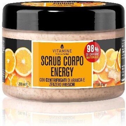 Vitamine Витаминный скраб для тела Апельсин и Имбирь 200 мл - Веганский, Натуральный И Органический
Vitamine Витаминный скраб для тела Апельсин и Имбирь 200 мл - Веганский, Натуральный И Органический