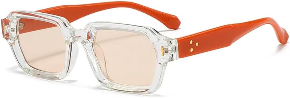 Солнцезащитные очки с защитой UV400 | Маленькая оправа Rivet, цветные линзы | для женщин и мужчин, для занятий спортом на открытом воздухе и вождения DSVIGF, Clear Tea
Солнцезащитные очки с защитой UV400 | Маленькая оправа Rivet, цветные линзы | для женщин и мужчин, для занятий спортом на открытом воздухе и вождения DSVIGF, Clear Tea