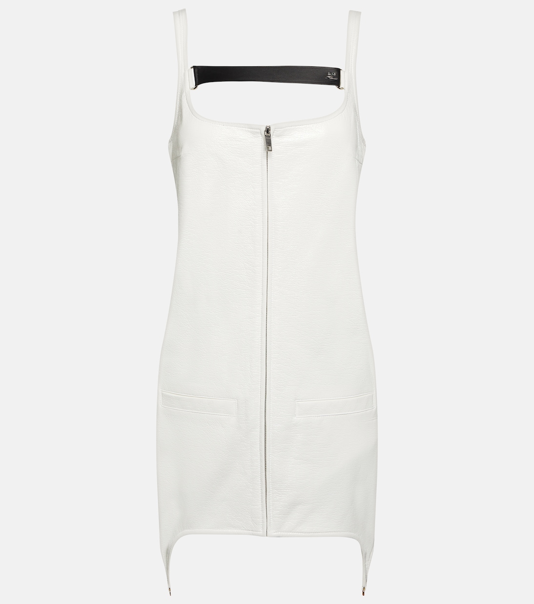 Мини-платье из смесовой хлопковой ткани Courrèges, Heritage White 
Мини-платье из смесовой хлопковой ткани Courrèges, Heritage White