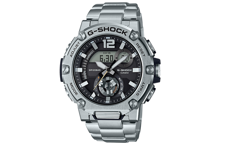 CASIO Часы G Shock GSTB300SD 1A, Black Dial Silver Strap
CASIO Часы G Shock GSTB300SD 1A, Black Dial Silver Strap