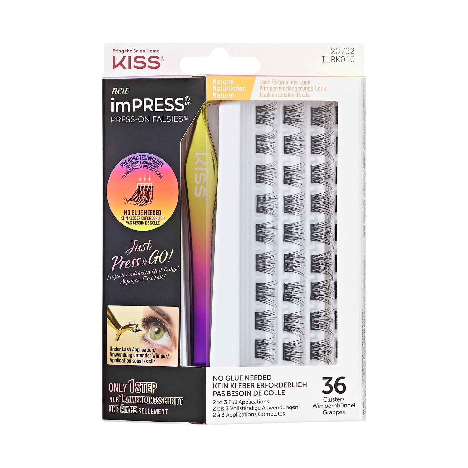 Искусственные ресницы impress falsies - natural Kiss, количество 1 шт.
Искусственные ресницы impress falsies - natural Kiss, количество 1 шт.