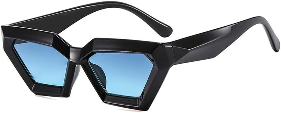 Солнцезащитные очки «кошачий глаз» неправильной формы для женщин, винтажные треугольные солнцезащитные очки с защитой от УФ-излучения UV400, толстая оправа, многоугольные солнцезащитные очки TYUVIVO, Blue
Солнцезащитные очки «кошачий глаз» неправильной формы для женщин, винтажные треугольные солнцезащитные очки с защитой от УФ-излучения UV400, толстая оправа, многоугольные солнцезащитные очки TYUVIVO, Blue